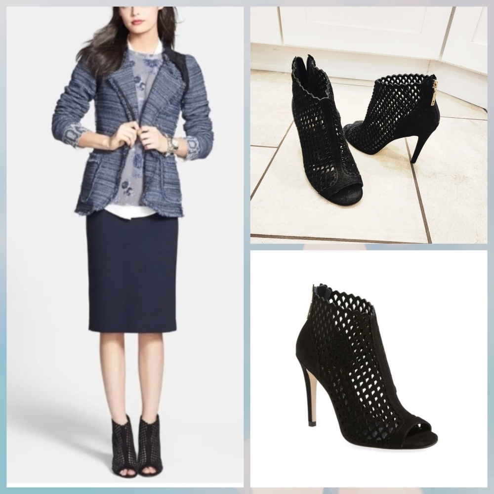 Ivanka Trump Didia suede booties